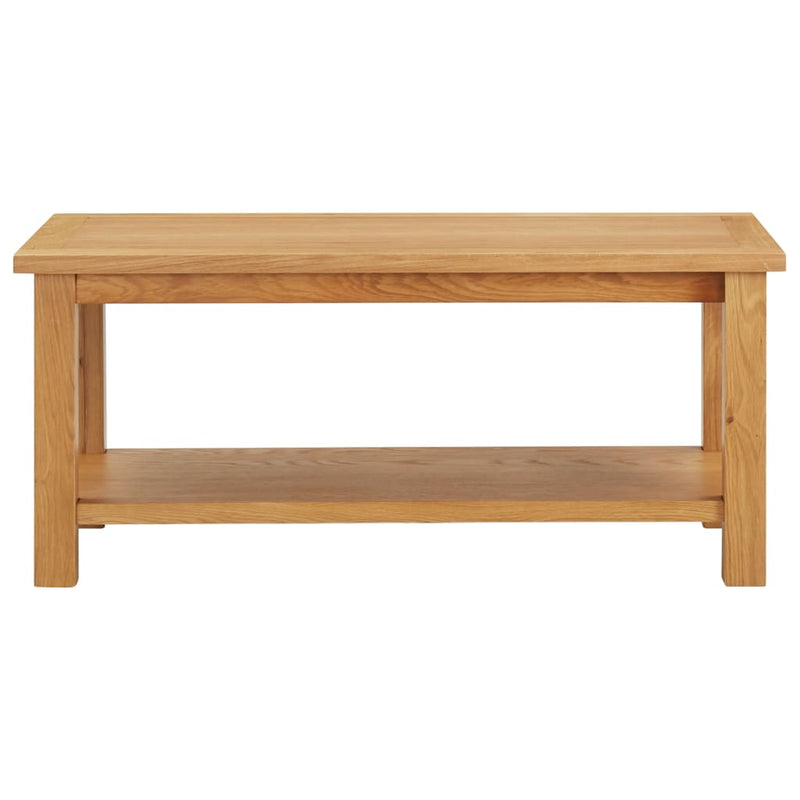 vidaXL Coffee Table 90x45x40 cm Solid Oak Wood