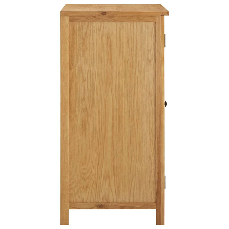 vidaXL Wardrobe 76x52x105 cm Solid Oak Wood