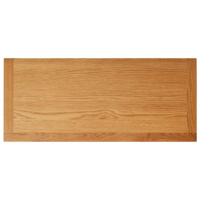 vidaXL Wine Cabinet 80x32x80 cm Solid Oak Wood