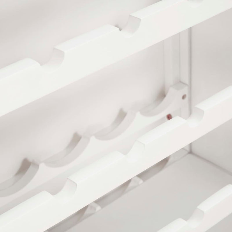 vidaXL Wine Cabinet 72x32x90 cm Solid Oak Wood