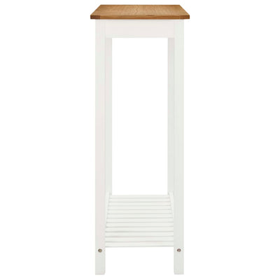 vidaXL Bar table 100x40x110 cm Solid Oak Wood