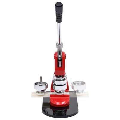 vidaXL Badge Maker Machine with Circle Cutter 58 mm