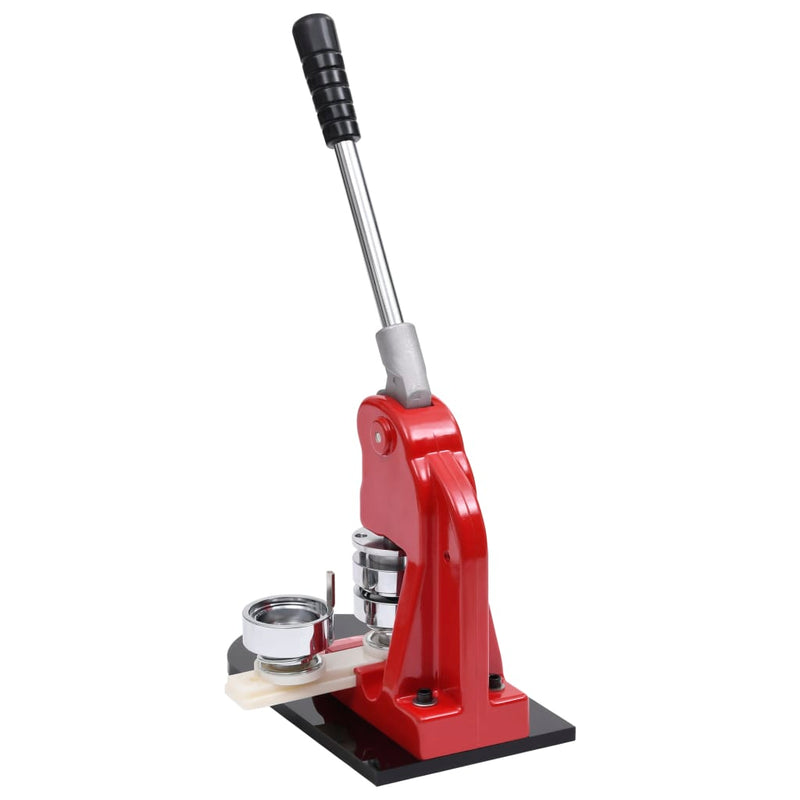 vidaXL Badge Maker Machine with Circle Cutter 58 mm