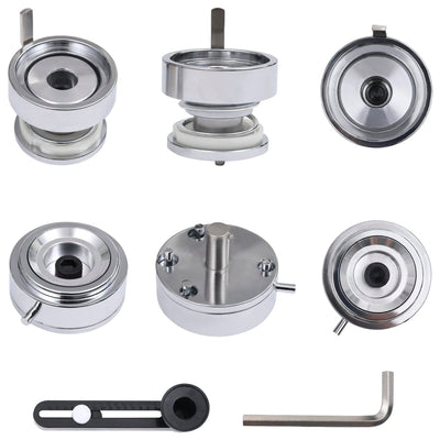 vidaXL Badge Maker Machine with Circle Cutter 44 mm