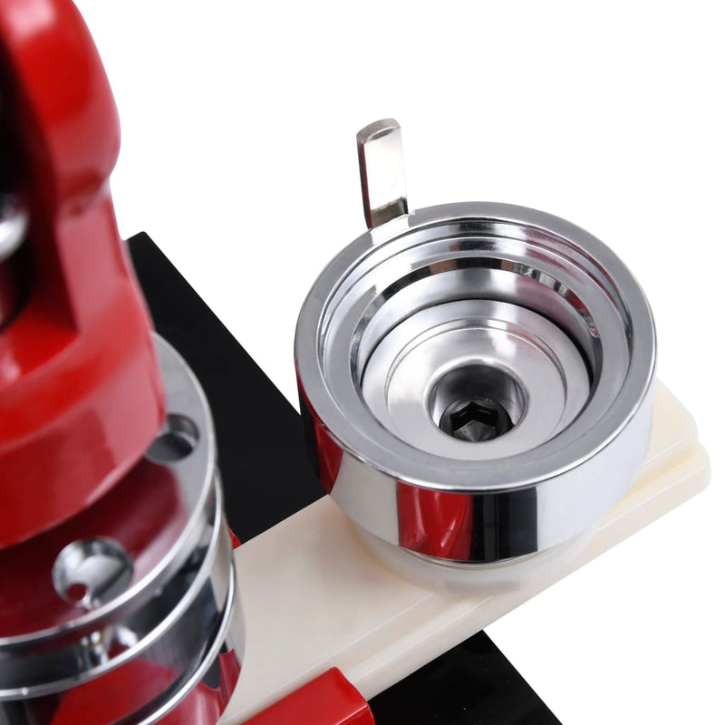 vidaXL Badge Maker Machine with Circle Cutter 25 mm