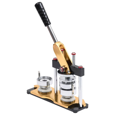 vidaXL Badge Maker Machine with Circle Cutter Rotate Punch 58 mm