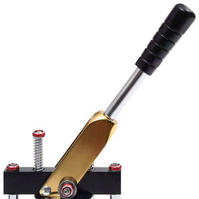 vidaXL Badge Maker Machine with Circle Cutter Rotate Punch 37 mm