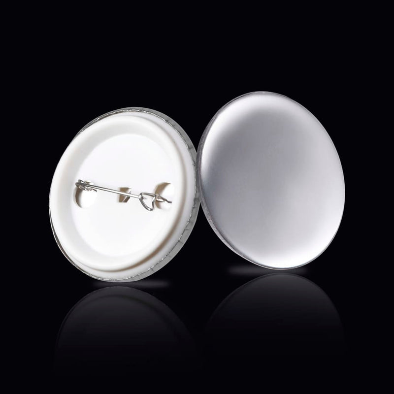 vidaXL Pinback Button Parts 500 Sets 37 mm