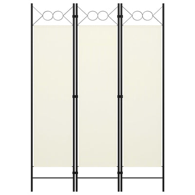 vidaXL 3-Panel Room Divider Anthracite 120x180 cm