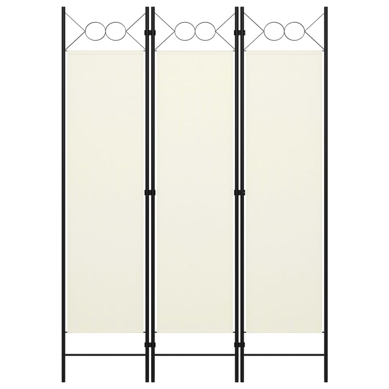vidaXL 3-Panel Room Divider Anthracite 120x180 cm