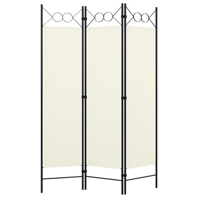 vidaXL 3-Panel Room Divider Anthracite 120x180 cm