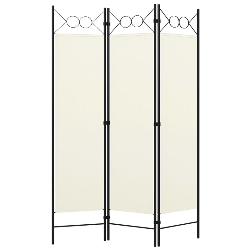 vidaXL 3-Panel Room Divider Anthracite 120x180 cm