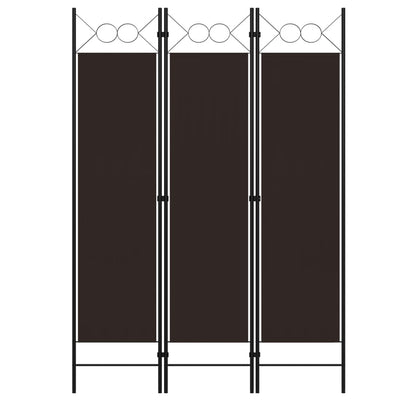 vidaXL 3-Panel Room Divider Anthracite 120x180 cm