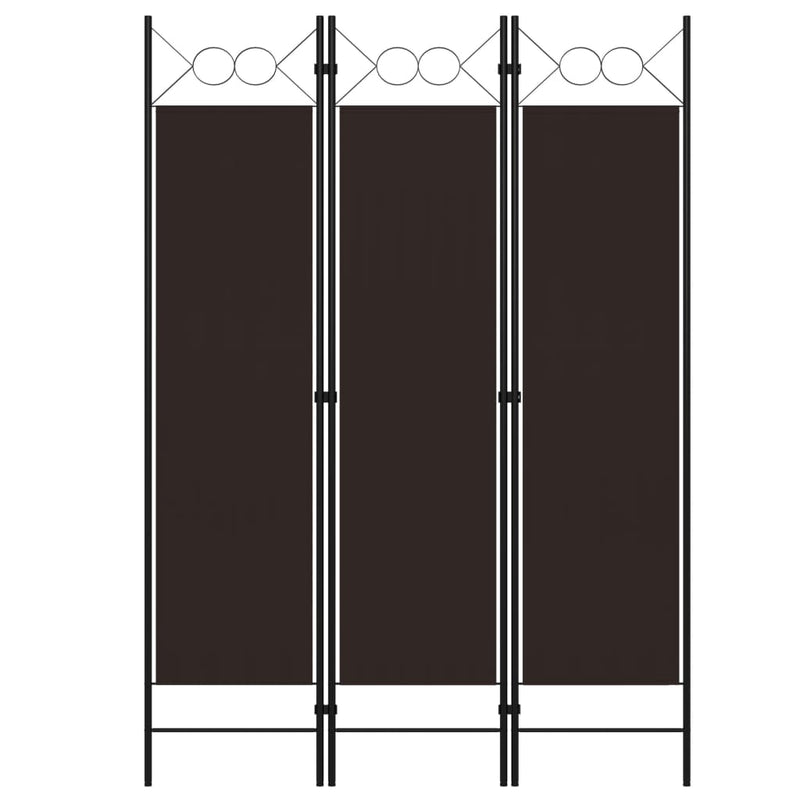 vidaXL 3-Panel Room Divider Anthracite 120x180 cm