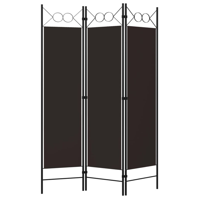 vidaXL 3-Panel Room Divider Anthracite 120x180 cm