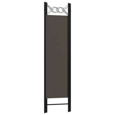vidaXL 3-Panel Room Divider Anthracite 120x180 cm