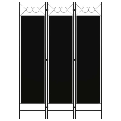 vidaXL 3-Panel Room Divider Anthracite 120x180 cm