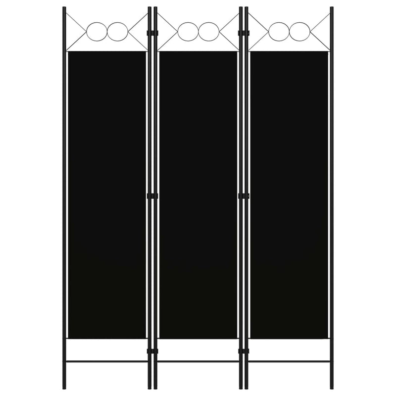 vidaXL 3-Panel Room Divider Anthracite 120x180 cm