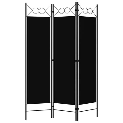 vidaXL 3-Panel Room Divider Anthracite 120x180 cm