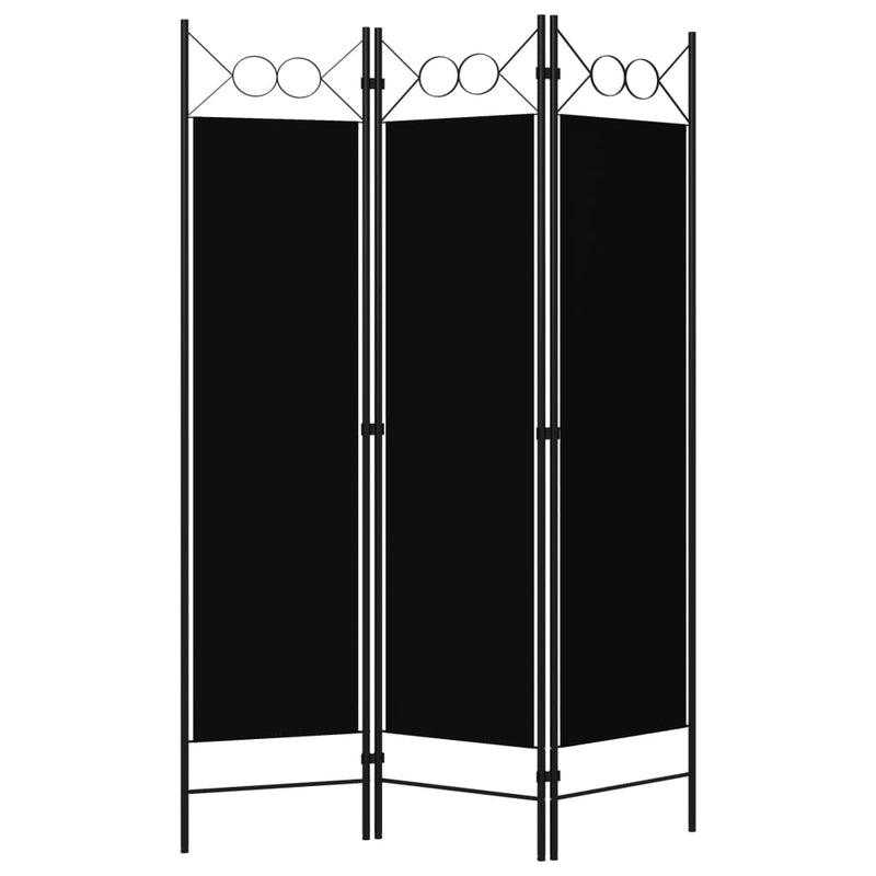 vidaXL 3-Panel Room Divider Anthracite 120x180 cm