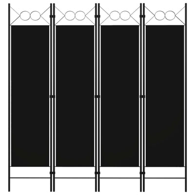 vidaXL 4-Panel Room Divider Anthracite 160x180 cm
