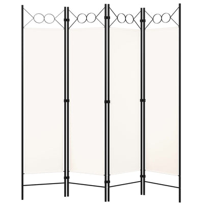 vidaXL 4-Panel Room Divider Anthracite 160x180 cm