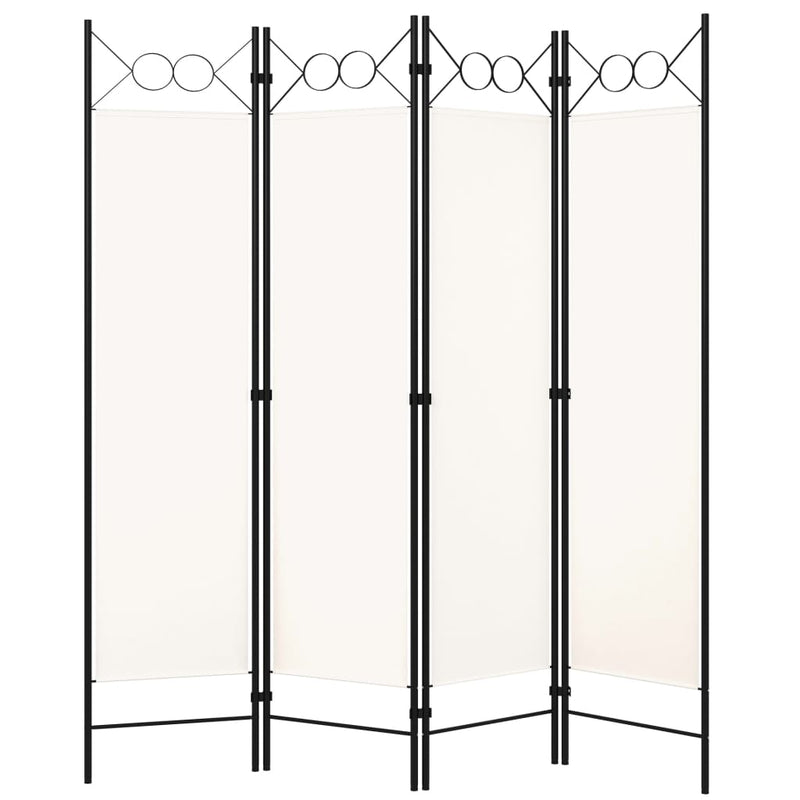 vidaXL 4-Panel Room Divider Anthracite 160x180 cm