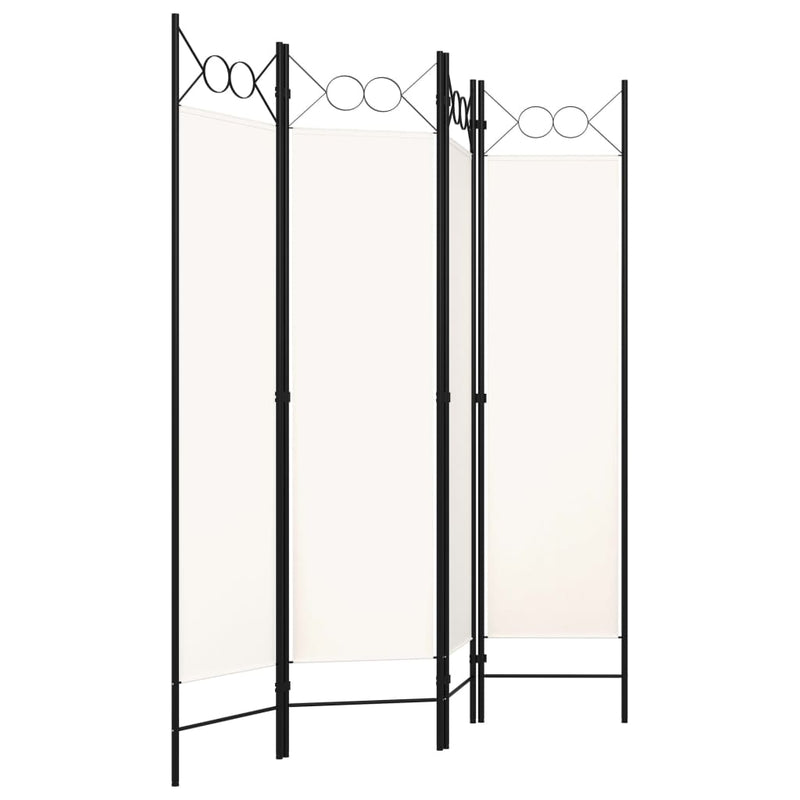 vidaXL 4-Panel Room Divider Anthracite 160x180 cm