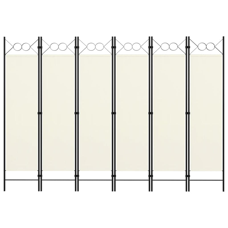 vidaXL 6-Panel Room Divider Anthracite 240x180 cm