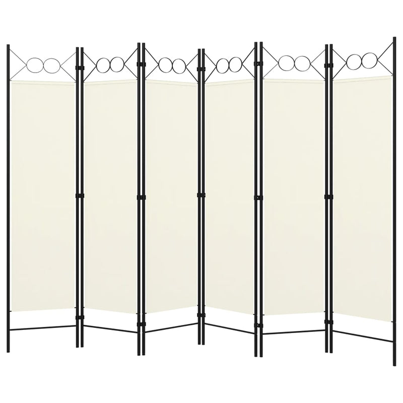 vidaXL 6-Panel Room Divider Anthracite 240x180 cm