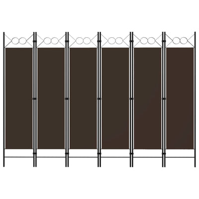 vidaXL 6-Panel Room Divider Anthracite 240x180 cm