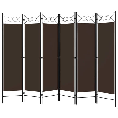 vidaXL 6-Panel Room Divider Anthracite 240x180 cm