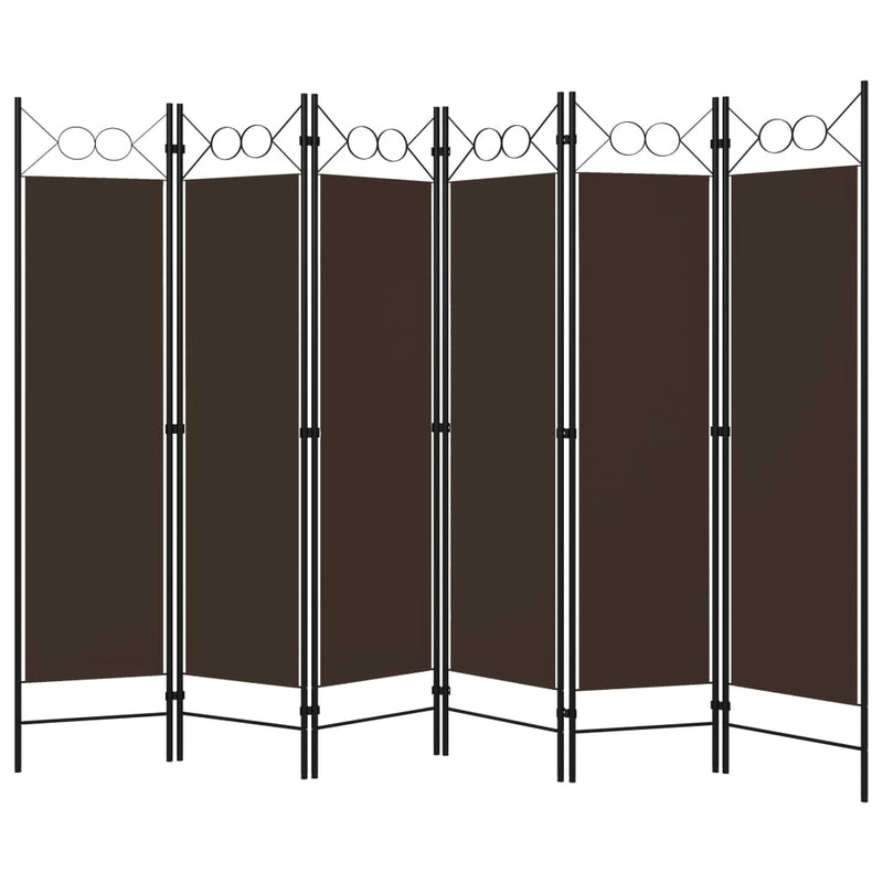 vidaXL 6-Panel Room Divider Anthracite 240x180 cm