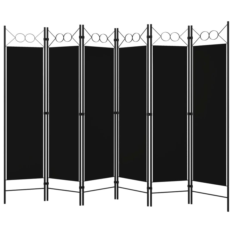 vidaXL 6-Panel Room Divider Anthracite 240x180 cm