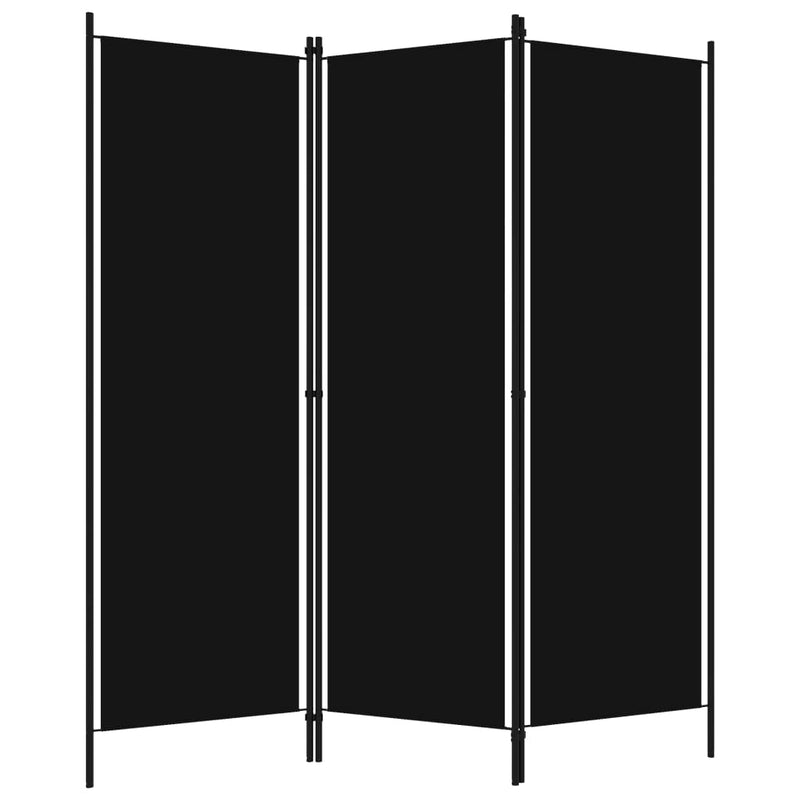 vidaXL 3-Panel Room Divider Anthracite 150x180 cm
