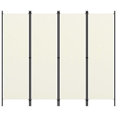 vidaXL 4-Panel Room Divider Anthracite 200x180 cm