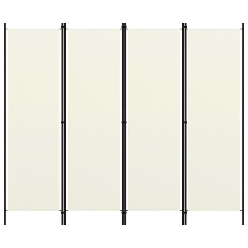 vidaXL 4-Panel Room Divider Anthracite 200x180 cm