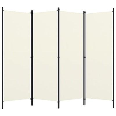 vidaXL 4-Panel Room Divider Anthracite 200x180 cm