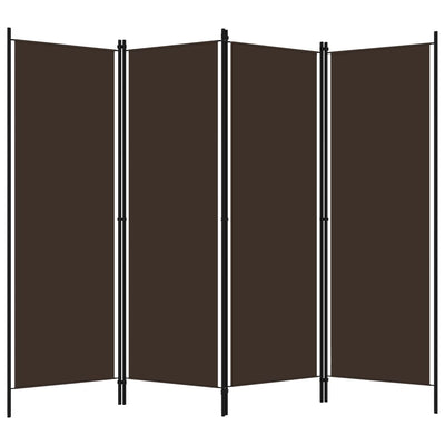 vidaXL 4-Panel Room Divider Anthracite 200x180 cm