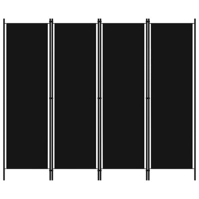 vidaXL 4-Panel Room Divider Anthracite 200x180 cm