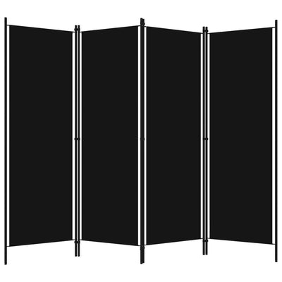 vidaXL 4-Panel Room Divider Anthracite 200x180 cm