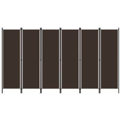 vidaXL 6-Panel Room Divider Anthracite 300x180 cm