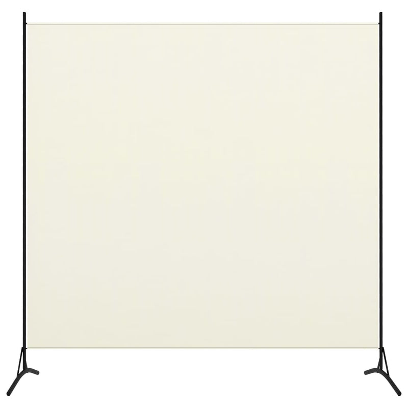 vidaXL Room Divider White 175x180 cm Fabric