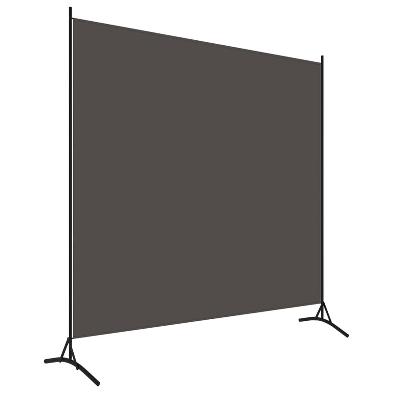 vidaXL Room Divider Anthracite 175x180 cm Fabric