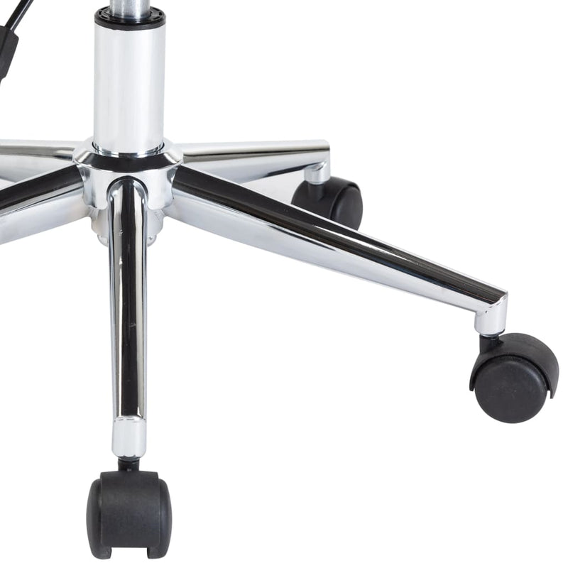 vidaXL Swivel Dining Chairs 6 pcs White Bent Wood and Faux Leather