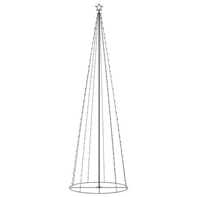 vidaXL Christmas Cone Tree 330 Warm White LEDs Decoration 100x300 cm