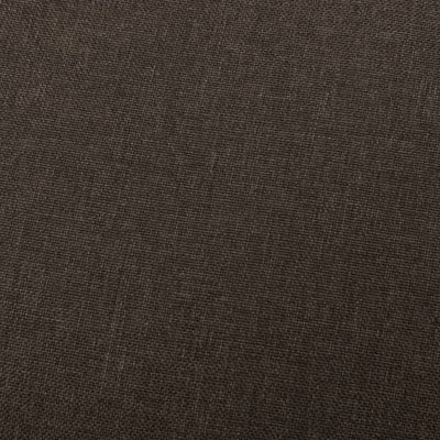 vidaXL Massage Reclining Chair Dark Brown Fabric