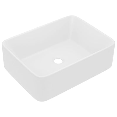 vidaXL Luxury Wash Basin Matt Black 41x30x12 cm Ceramic