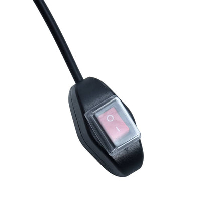 vidaXL Manual Retractable Awning with LED 300x250 cm Blue and White