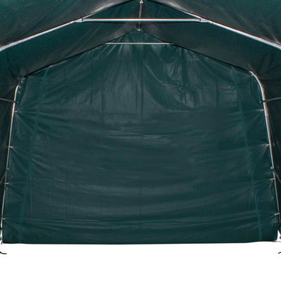vidaXL Removable Livestock Tent PVC 550 g/m² 3.3x3.2 m Dark Green